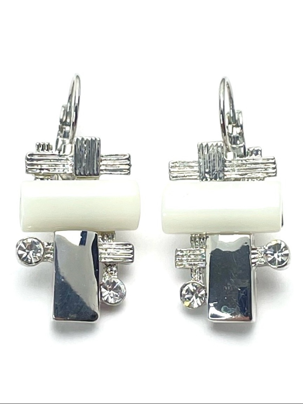 Vintage Mid-Century Earring Retro Geometric Dangle Earrings
